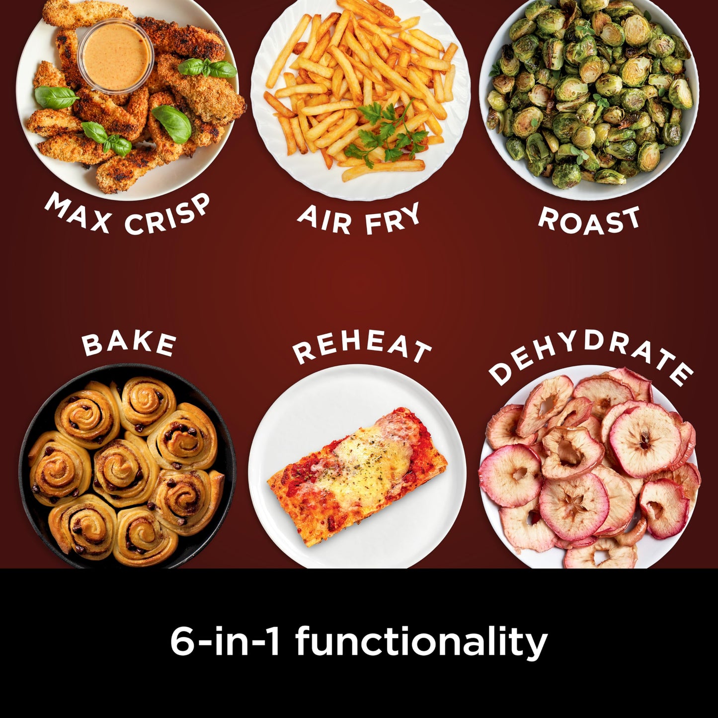 Ninja | Air Fryer | 4-in-1 Pro Air Fry, Roast, Reheat, Dehydrate | 5QT Capacity fits up to 4lbs of French Fries | 400F Max Temp | Nonstick Basket & Crisper Plate | 120V | Grey | AF141
